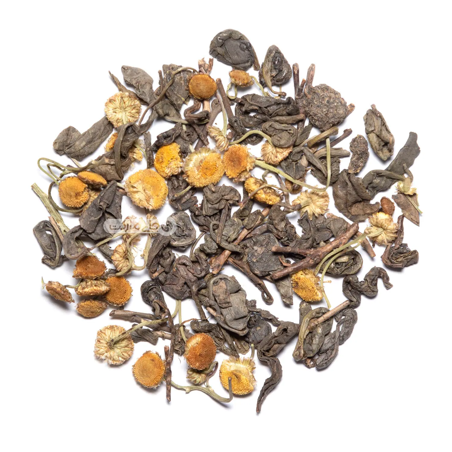 چای سبز و بابونه