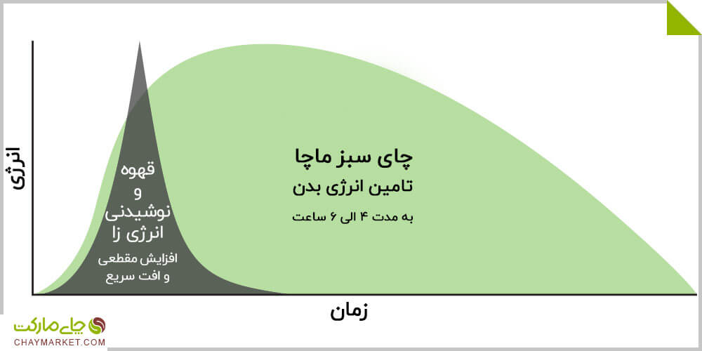 کافئین چای ماچا